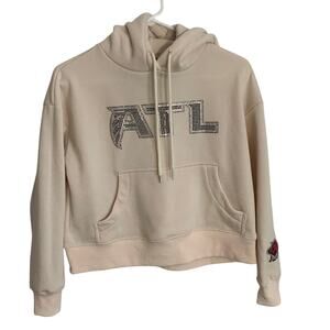 Atlanta Falcons Cream Hoodie Adult size small